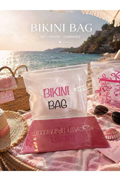 Bıkını Bag Printed 2-Pack Transparent Bag