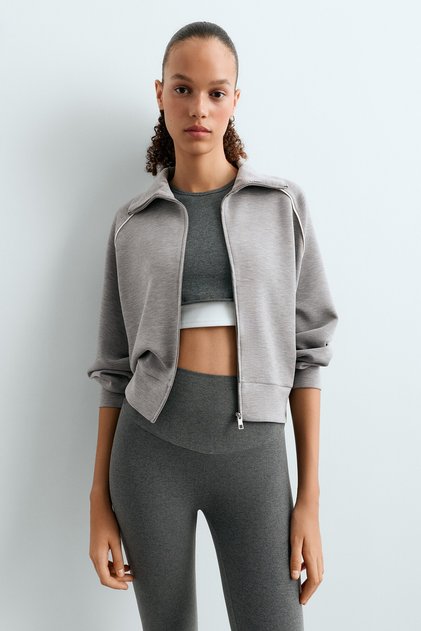 Boxy jacket with modal