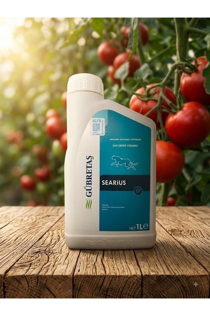 SEARIUS Deniz Yosunu İçeren Sıvı Organik Gübre - 1 Litre (Kök Geliştirici, Çiçeklendirici ve Stres Kalkanı)