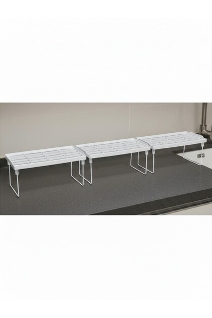 In-Cabinet Space-Saving Organizer Shelf Foldable Kitchen & Refrigerator Organizer 14X30 cm