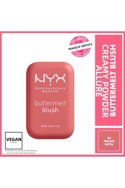 Buttermelt Blush Creamy Powder Blush 09 Feelin Butta