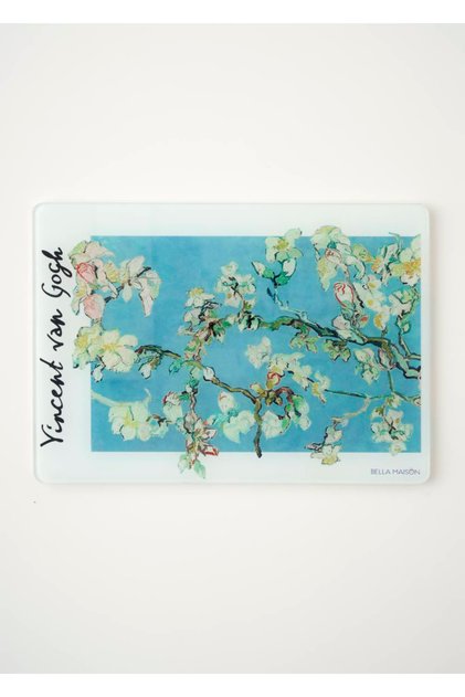 Van Gogh Almond Blossom Glass Cutting Board (35X25 cm)