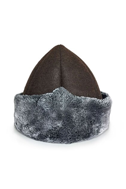 Anatolia Wool Felt Börk Hat Dark Brown