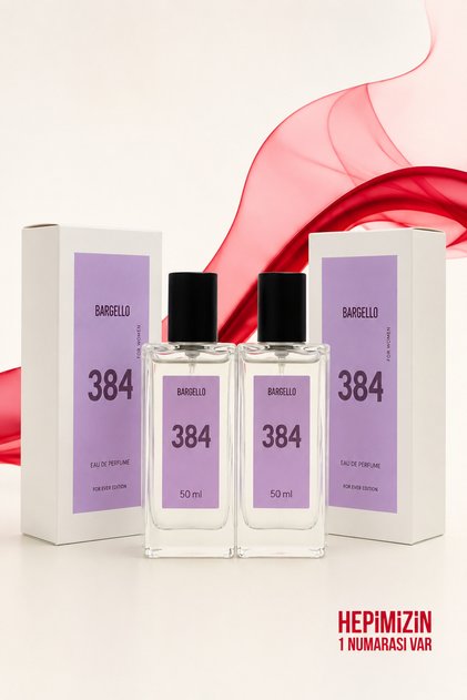 384 Kadın Parfüm Edp Floral ( 2 Adet ) 50 ml