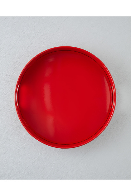 Simplex Metal Tray 37 cm Red