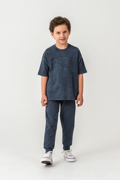 Boys Grey Bermuda Set