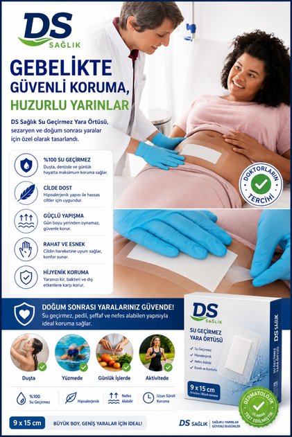 Su Geçirmez Şeffaf Pu Film Yara Örtüsü (SEZERYAN BANDI)(DAMLA SAĞLIK) 5 Adet