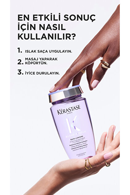 Kerastase Blond Absolu Bain Lumiere Işlem Görmüş Sarı Saçlar Için