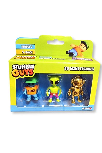 TOYFEST Stumble Guys Seri 2 - 3D Mini 3 lü Figür Seti - Mr