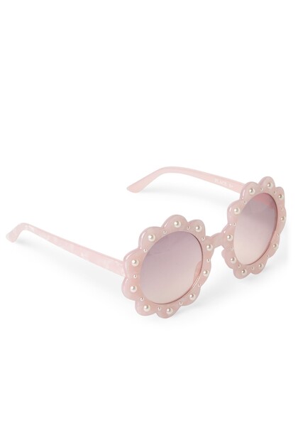 Girls Faux Pearl Flower Sunglasses