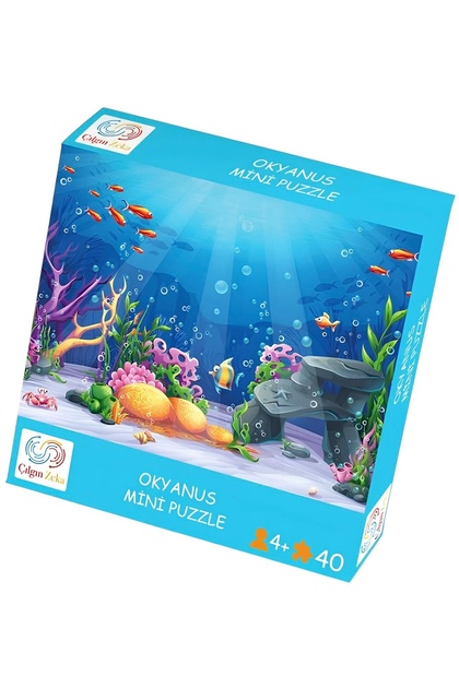 Çılgın Zeka Okyanus Mini Puzzle 40 Parça 3-7 Yaş Çocuk Puzzle