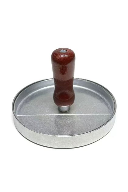 Red Burger Press Hamburger Meat Tool Patty Maker Aluminum Burger Maker for Kitchen BBQ Grill
