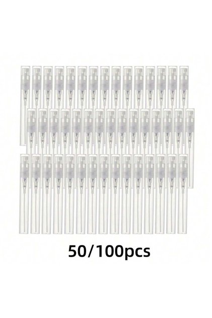 50pcs 3ml transparent 50/100/batch 2ml3ml5ml Plastic Snap Bottle Leakproof Mini Perfume Bottle Light