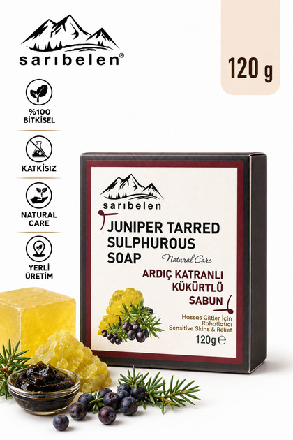 Juniper Tar Sulfur Natural Soap 120 g