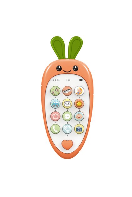 orange 1pcs opp bag New Smart Fun Music Light Effect Story Learning Simulation Mobile Phone Interact