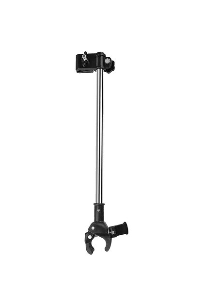 Black 1pc Adjustable Umbrella Mount Holder, Umbrella Connector Holder To Wheelchairs, Walker, Rollat