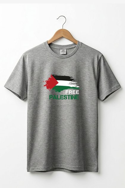 Free Palestine Free Palestinian Printed 100% Cotton Premium T-Shirt