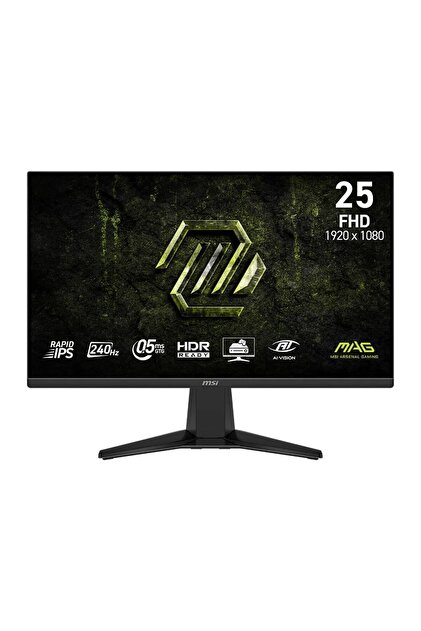 MSI MAG 255F X24 24.5 1920x1080 FHD 240Hz 0.5ms HDMI DP HDR Ready