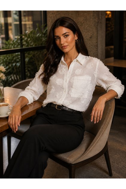 Tasseled Pocket Shirt