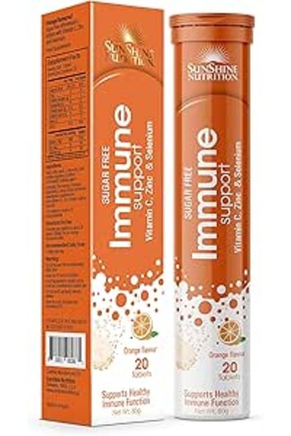 EFFERVESCENT S/F IMMUNE SUPPORT 20'S (ORANGE) #8286
