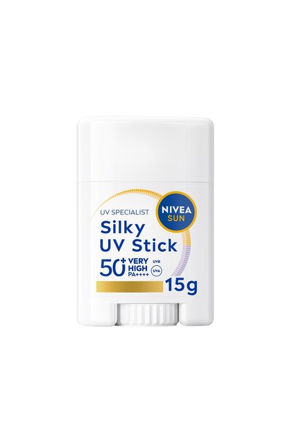 SUN Silky UV Stick SPF50+, 15g, Invisible Face Sunscreen Stick, Non-Greasy, On-the-Go Protection