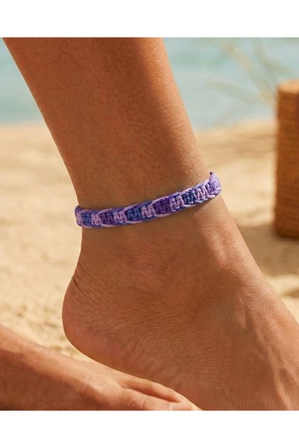 Braided Colorful Macrame Anklet, Waterproof Summer Anklet, Gift Anklet, Bohemian Anklet
