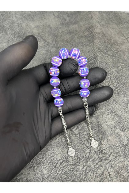 Zaza Sallamalık Embroidered High-End Powder Amber Prayer Beads