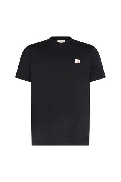 Tricou cu mânecă scurtă din bumbac cu insignă, M