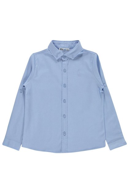 Sail Embroidered Shirt for 6-9 Years Old - Blue
