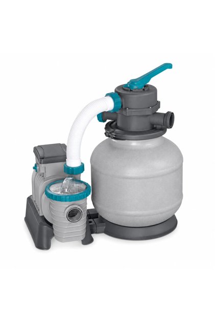 Kit filtru piscină cu nisip de cuarț, fără nisip, 8327L/H