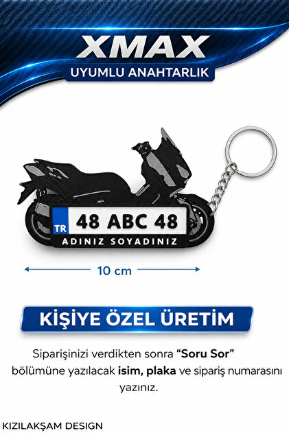 KIZILAKŞAM Honda Forza Motosiklet Uyumlu Kişiye Özel Hediyelik