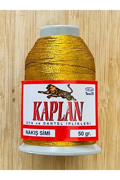 Kaplan 3 straturi 50 gr Broderie manuală din dantelă, Simi. Culoare: Auriu.