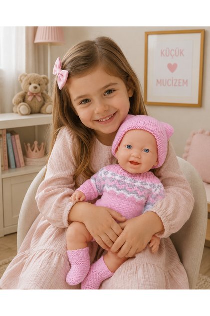 Yeni Doğan Toprak Bebek 35 Cm (Et Bebek)