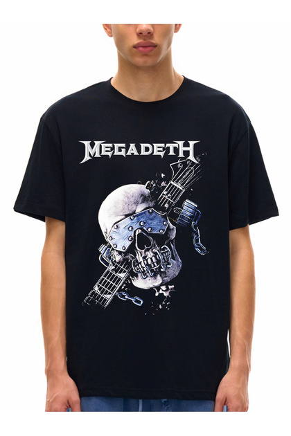 Mercher Club Megadeth İstanbul Merch 2026 Europe Tour Relaxed %100