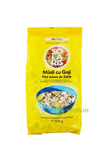 Musli cu Goji 500g - Fara Adaos de Zahar -