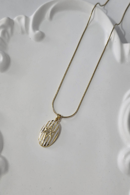 STEEL STAR NECKLACE