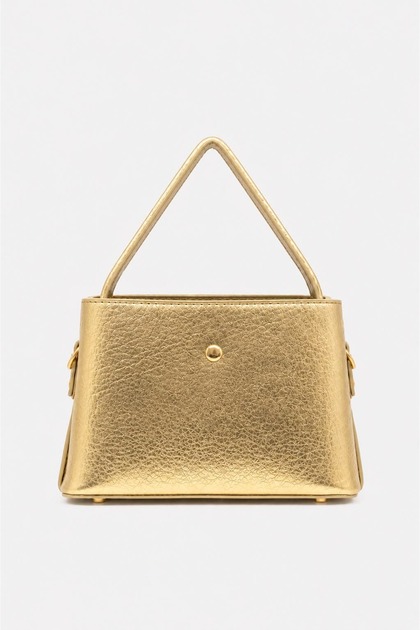 Women's Hand and Shoulder Bag Stylish Daily Use Bag with Lock Detail