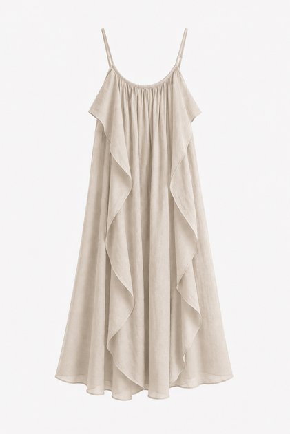 Linde Comfortable Dress Stone Color