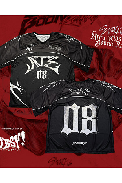 Touz Moda Anime Stray Kids Karma SKZ Jersey T-shirt Forma - Fiyatı