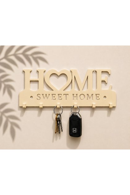 Home Sweet Home Key Holder – 3D Printing Wall-Mounted Key Organizer 25X10 cm