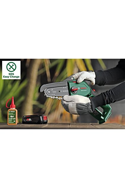 Bosch Easychain 18V-15-7 Şarjlı Zincirli Budama Makinası Solo