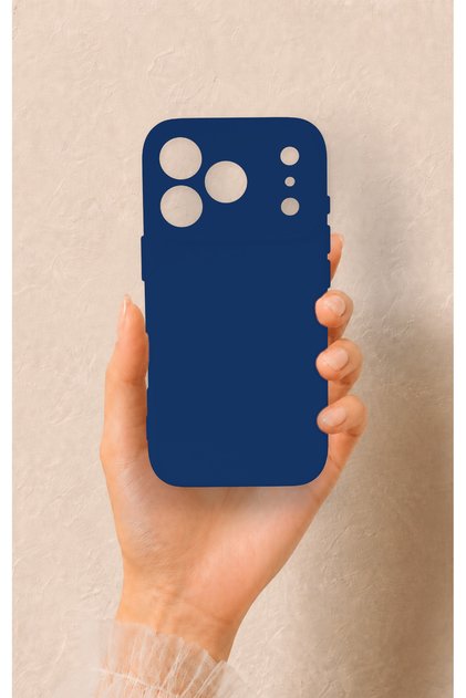 iPhone 17 Pro Compatible Silicone Shock-Absorbing Classic Protective Rubber Case