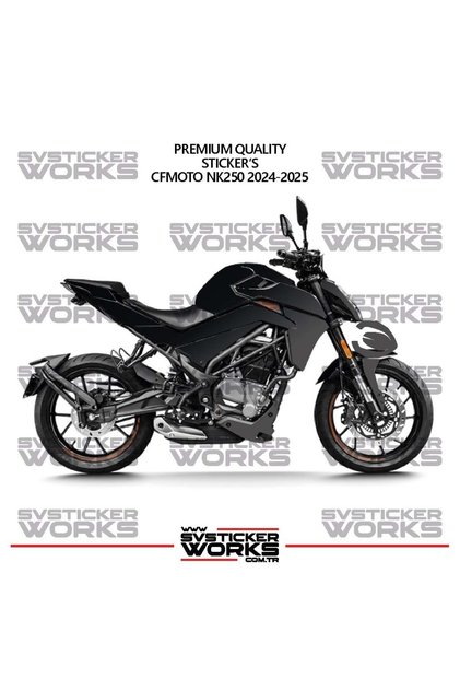 Cfmoto Nk250 Gen 2 Fairing Sticker Double Color Engine Fairing Model Ready Kit High Quality