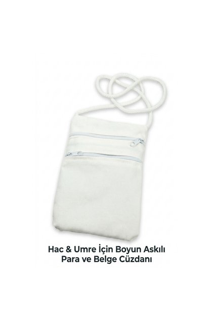 İhram İçin Gizli Boyun Askılı Para ve Belge Cüzdanı