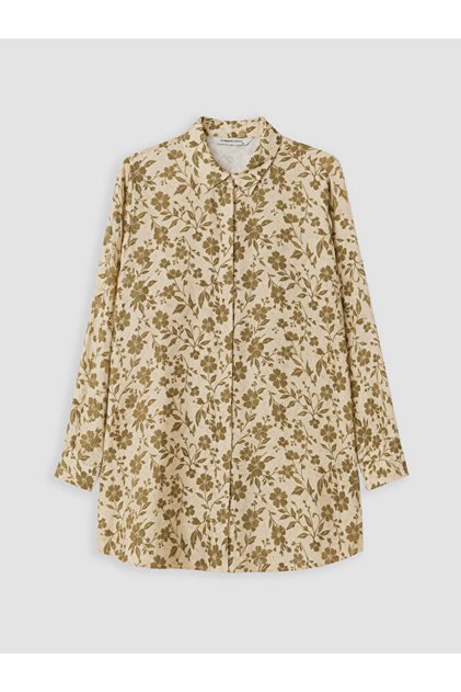 Floral Women's Shirt Tunic