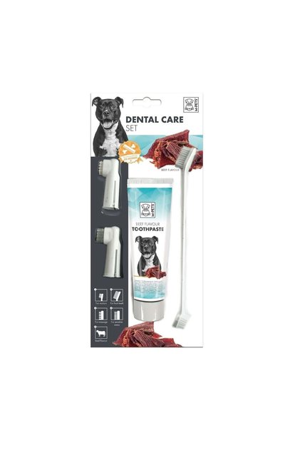 Köpek Diş Fırçalama Seti Biftekli