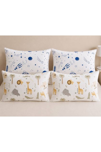 Set of 4 Pillowcases 50 X 70