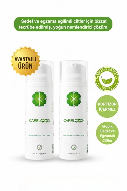 Intensive Moisturizing Skin Care Cream for Atopic, Dry and Eczema-Prone Skin 100 ml 2 Pcs