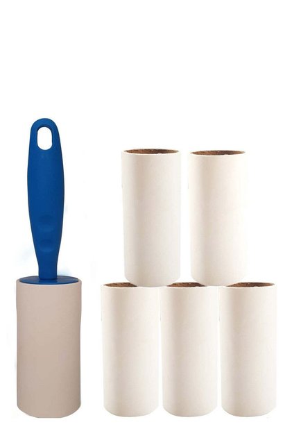 Lint Roller with 5 Refill Packs for Removing Dog Hair, Clothes, Furniture, and Dust