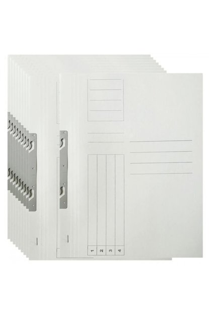 Dosar din carton incopciat 1/1, 50 buc/set, 230 g/mp